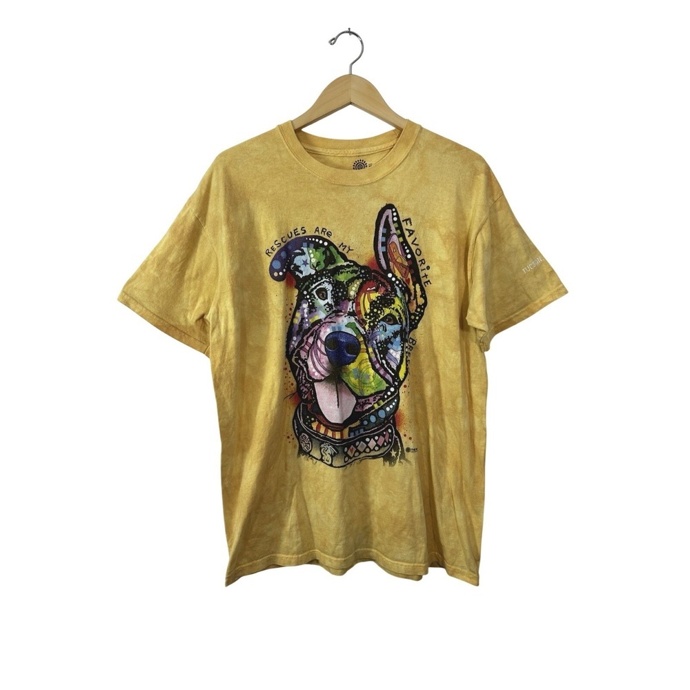 The Mountain Rescues Are My Favorite Breed T-Shirt Mens XL Pitbull‎ Graphic Tee